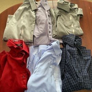 Lot of 6 dress shirts
